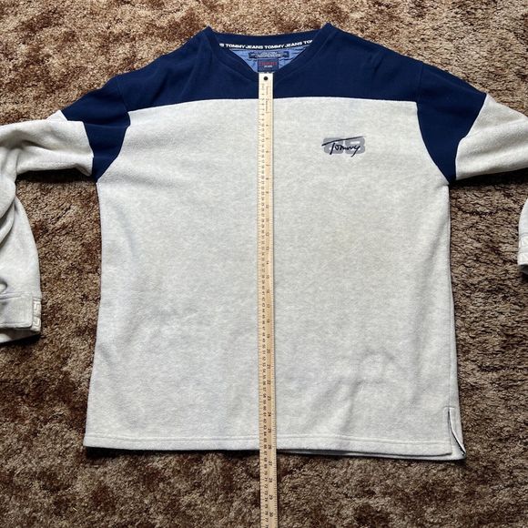 Tommy Jeans Sweater Men’s Extra Large Knit Long Sleeve Tommy 88 - Picture 8 of 12